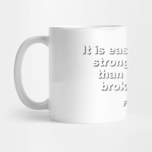 Frederick Douglas on Strong Children vs. Broken Men Mug